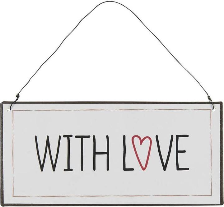 Produktbild Ib Laursen Blechschild with Love (15 x 7 cm)