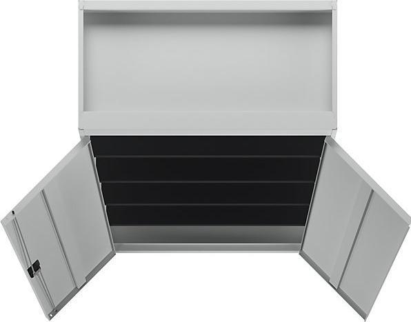 Produktbild Mauser Stahlschrank mit Flügeltüren (120 x 60 x 195 cm)