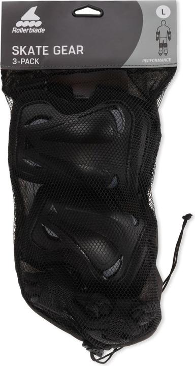 Immagine prodotto Rollerblade Skate Gear Pack (XL, Protettori gomito, Protezioni per i polsi, Ginocchiera, Esemplare unico)
