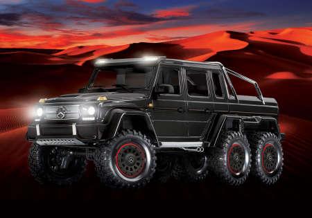 Image du produit Traxxas CRAWLER TRX-6 1:10 6WD EP RTR MERCEDES G63 AMG 6x6 - BLACK SANS chargeur et SANS accu (RTR Prêt à fonctionner)