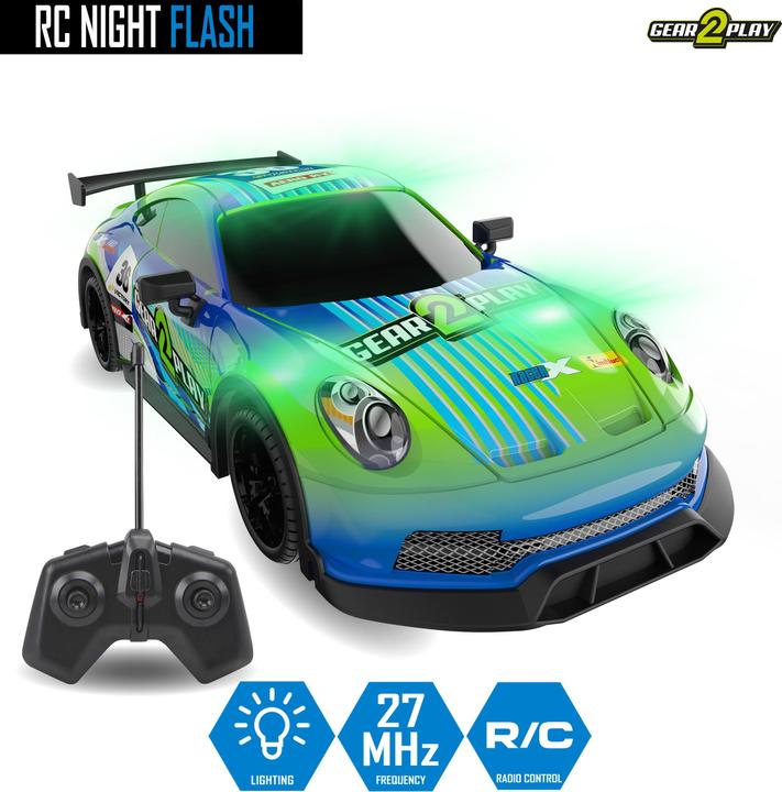 Actual product image Gear2play RC Nachtblitz Ferngesteuertes Auto