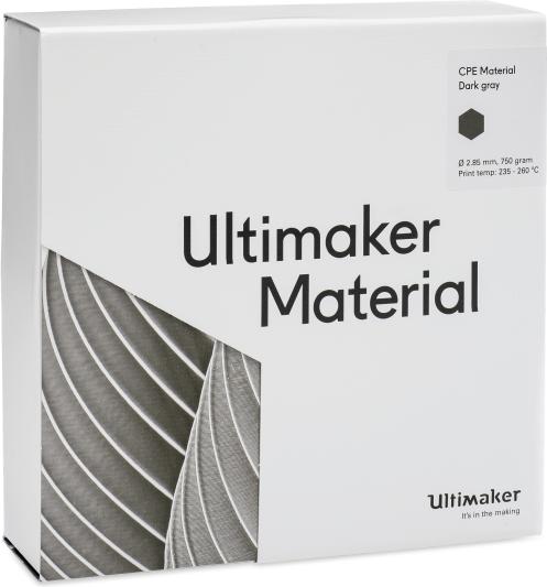 Actual product image Ultimaker Cpe (CPE, 2.85 mm, 750 g, Grey)