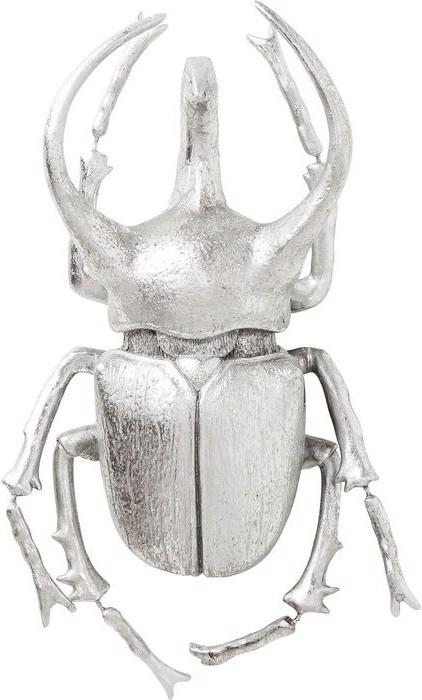 Actual product image Kare Design Wall Decoration Atlas Beetle Silver