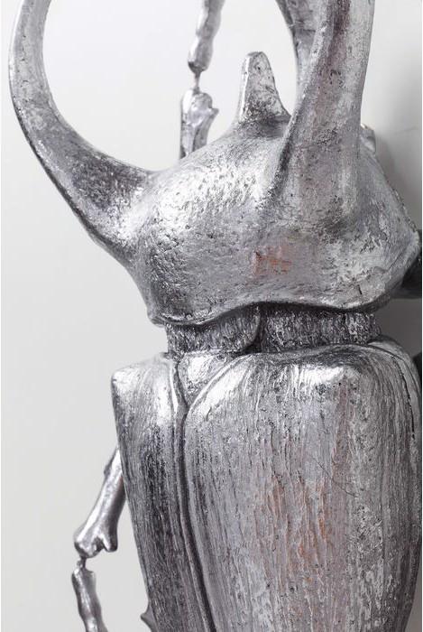 Actual product image Kare Design Wall Decoration Atlas Beetle Silver