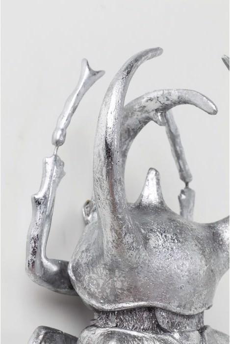 Actual product image Kare Design Wall Decoration Atlas Beetle Silver