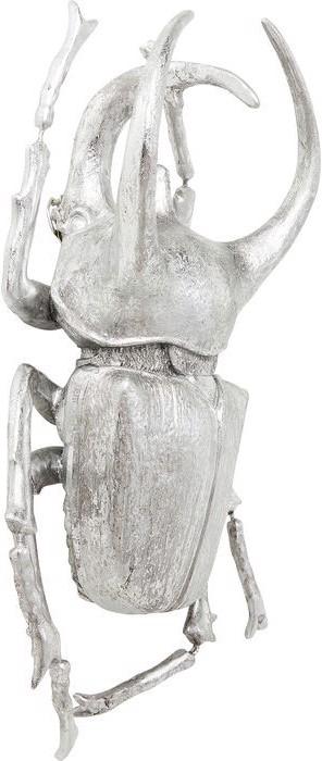 Actual product image Kare Design Wall Decoration Atlas Beetle Silver