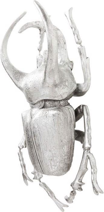 Actual product image Kare Design Wall Decoration Atlas Beetle Silver