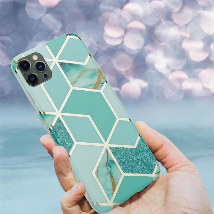 Actual product image Cadorabo IMD TPU Colorful Marble Cover (Apple iPhone 12 Pro Max)