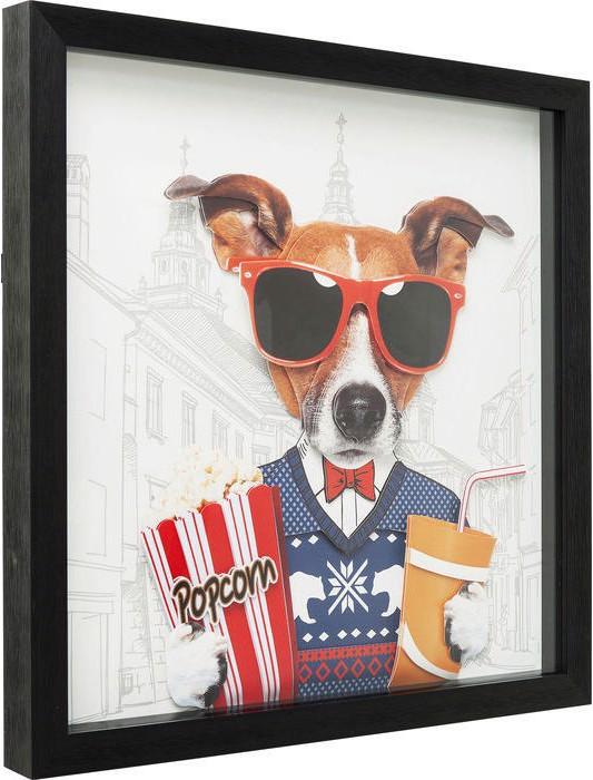 Actual product image Kare Design Picture Frame Art Cinema Dog 50x50cm