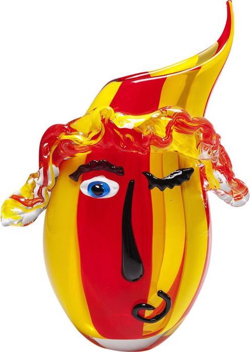 Actual product image Kare Design Vase Face Twinkle Colore