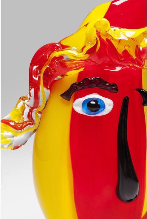 Actual product image Kare Design Vase Face Twinkle Colore