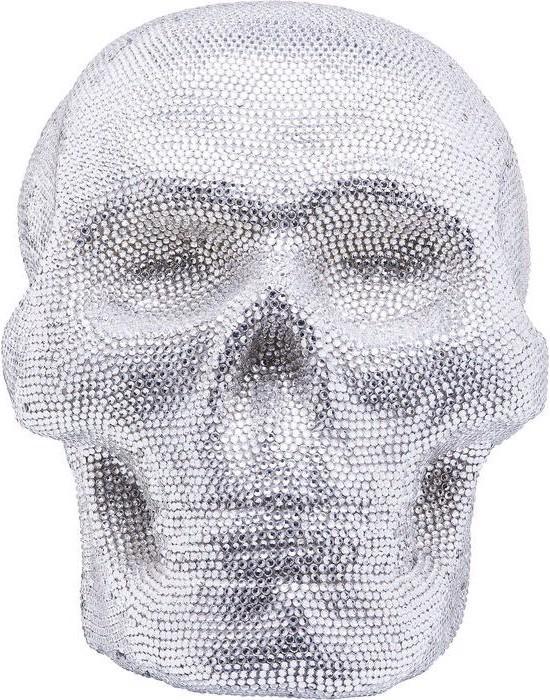 Produktbild Kare Design Deko Kopf Crystal Skull Silber Big