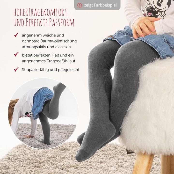 Immagine prodotto La Loona Collant per bambini LaLoona confezione da 2 pezzi - bianco - (62/68)