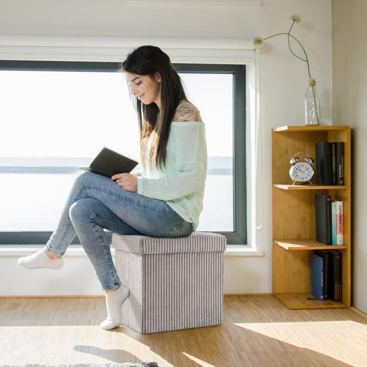 Actual product image Relaxdays Seat cube