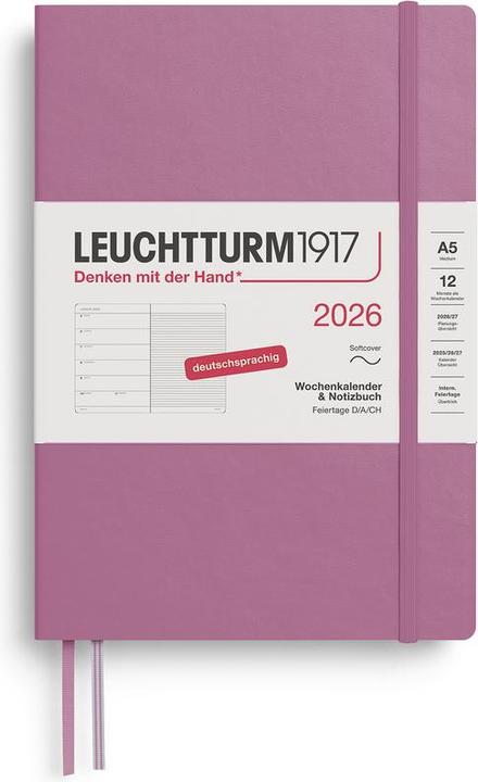 Produktbild Leuchtturm1917 Leuchtturm 1w/S Medium Sc D.Rose (A5, Deutsch)