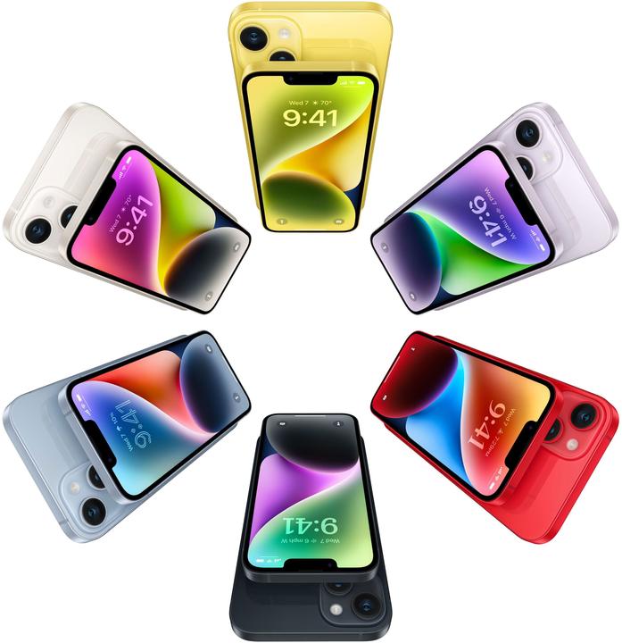 Produktbild Apple iPhone 14 Plus (128 GB, (PRODUCT)​RED, 6.70", SIM + eSIM, 12 Mpx, 5G)