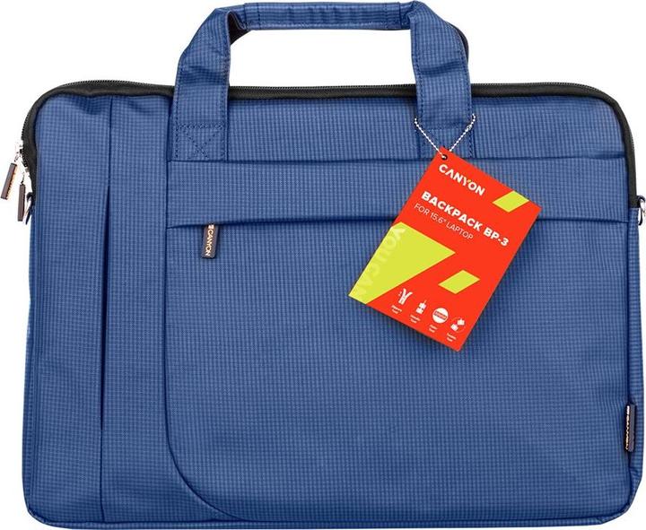 Canyon B-3 Fashion toploader Bag for 15.6" laptop, Mėlyna (15.60", Apple)
