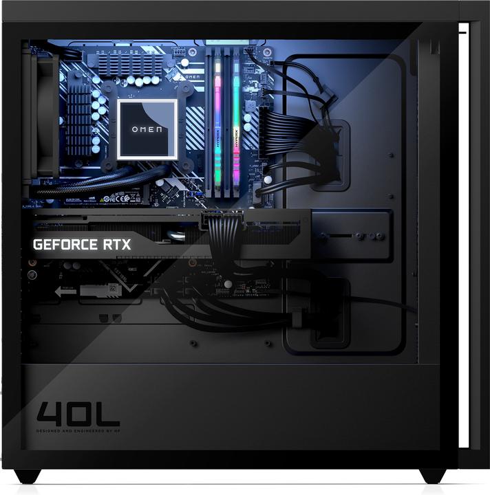 Image du produit HP PC de jeu Omen 40L GT21-1016ng (AMD Ryzen 7 7800X3D, 32 Go, 1000 Go, GeForce RTX 4070 Ti Super)