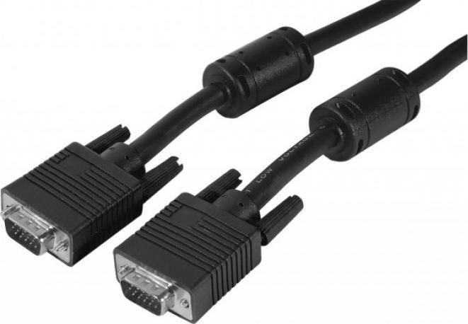 Immagine prodotto Exertis Connect Cavo monitor SVGA, 15pin HD D-Sub St./St., 10,0 m, nero Cavo monitor di alta qualità per esigenze (10 m, VGA)