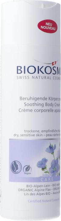 Actual product image Biokosma Beruhigende Körpercreme BIO-Alpen Lein BIO-Hafer (Body cream, 200 ml)