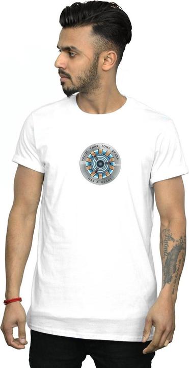 Produktbild Avengers Endgame Tony Stark Heart TShirt (3XL)