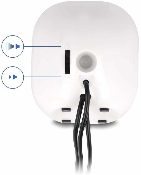 Produktbild Delock 27008 - Mini Stereo PC Lautsprecher mit 3,5 mm Klinkenstecker und USB Stromversor