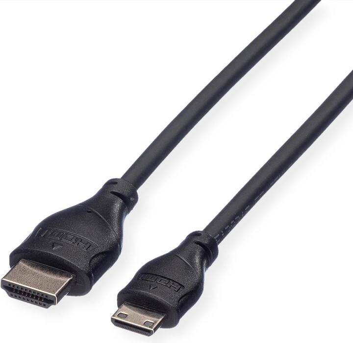 Roline mini HDMI (Typ C) — HDMI (Typ A) (2 m, HDMI)