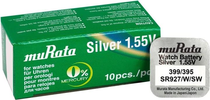 Actual product image Murata Button cells 395 (10 pcs., 52 mAh)
