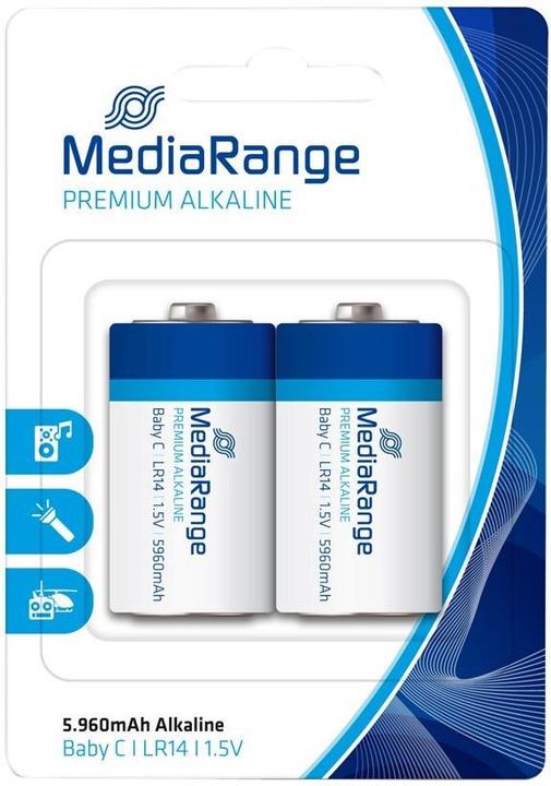 Actual product image MediaRange Premium Alkaline (2 pcs., C, 5960 mAh)