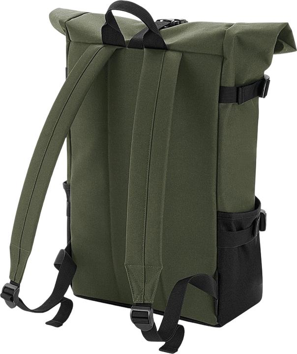 Actual product image Bagbase Block Roll Top Backpack (22 l)