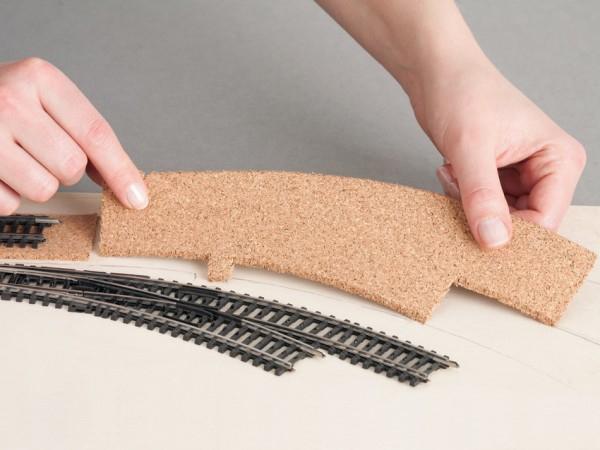 Actual product image Noch N, H0e cork bedding 50492 (L x