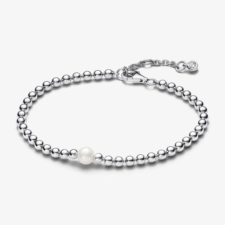 Produktbild Pandora Armband Treated Freshwater Cultured Pearl & Beads (16 cm, Sterling Silber 925er)