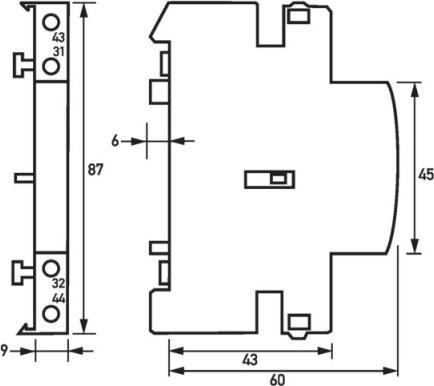 Produktbild Doepke DOEP HSH 11 Hilfsschalter HS25/40 Hilfsschalter HSH 11, fÃ¼r