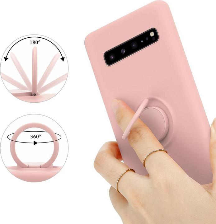 Actual product image Cadorabo TPU Liquid Ring Silicone Case Cover (Samsung Galaxy S10 5G)