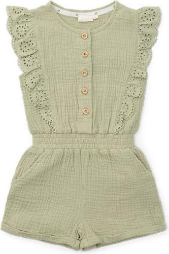 Produktbild Little Dutch Jumpsuit ärmellos Grass Green - 74 (74)