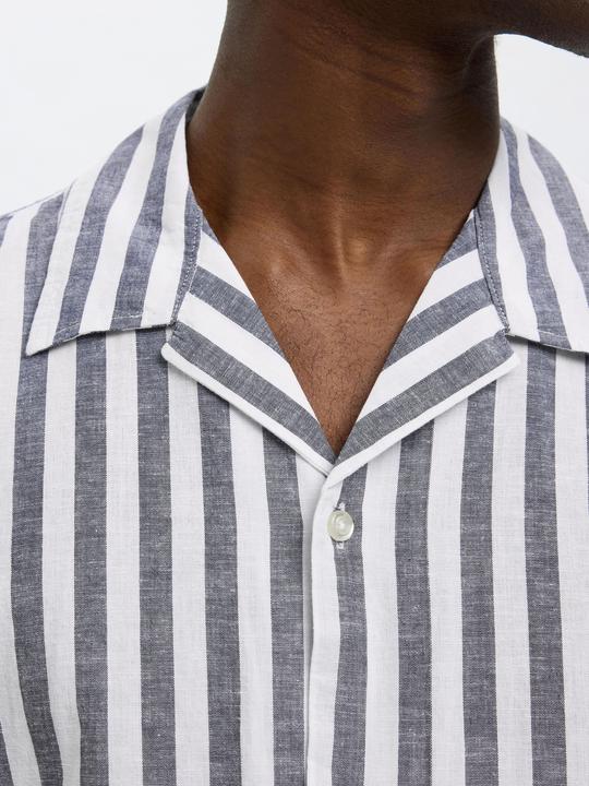 Actual product image Slhrelaxnew-Linen Shirt Ss Resort (L)