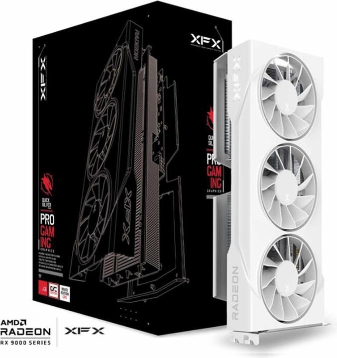Produktbild XFX Swift Radeon RX 9060 XT OC White Triple Fan Gaming Edition (16 GB)
