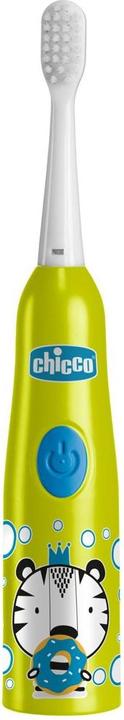 Image du produit Chicco Brosse à dents électrique, TIGER - 3Y+ - Avec pile remplaçable (Brosse à dents oscillo-rotative)