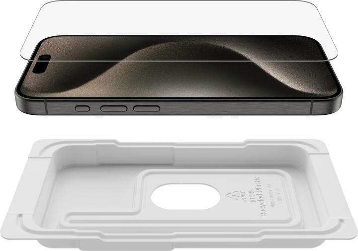 Immagine prodotto Belkin ScreenForce Pro UltraGlass2 (1 Pezzo/i, Apple iPhone 15 Pro)