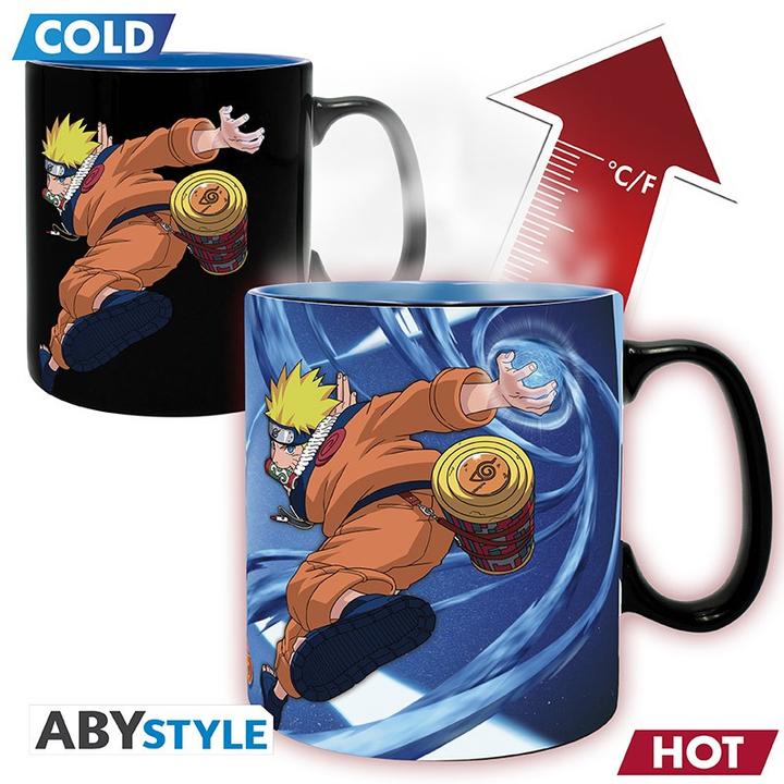 Produktbild ABYstyle Naruto Tazza 460ml Heat Change Naruto & Sasuke (2 x)