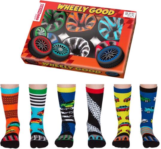 Produktbild United Oddsocks Wheely Good (3er Pack, 30 - 38)