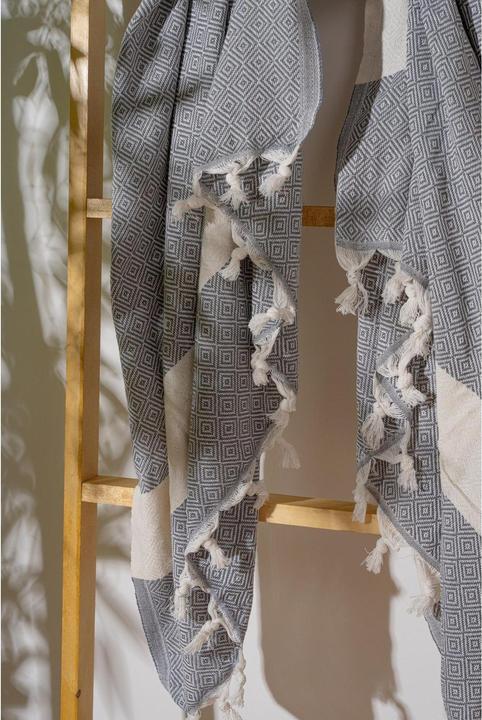 Immagine prodotto Foutastic Strandtuch Grau, Schnelltrocknend: Ja, Breite: 100 cm (100 x 180 cm)