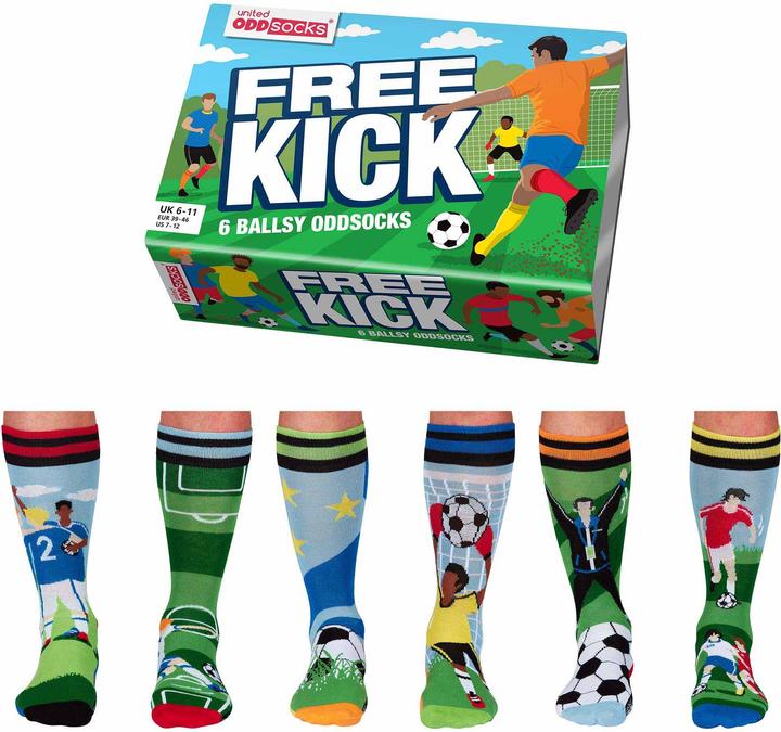 Actual product image United Oddsocks Free Kick (pack of 3, 39 - 46)