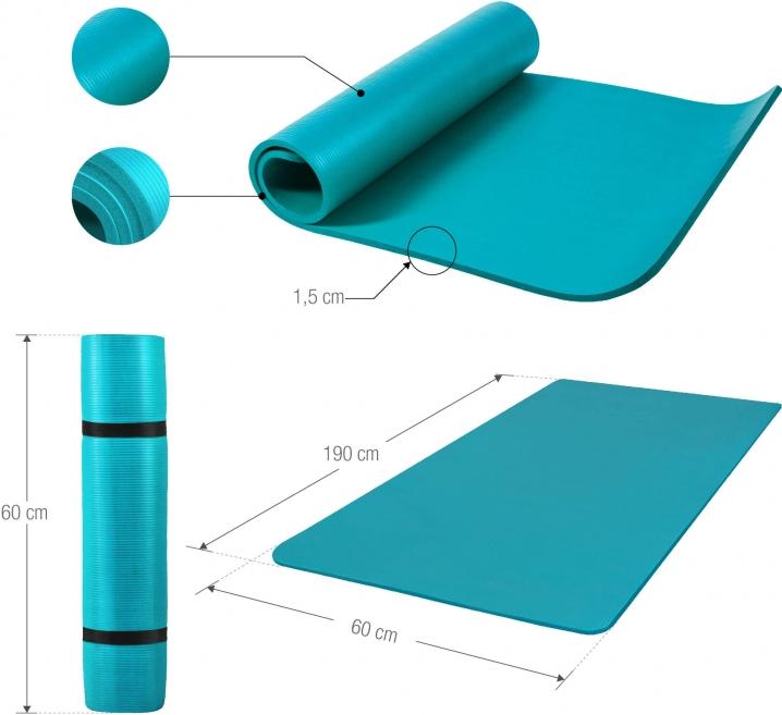 Produktbild Gorilla Sports Yogamatte (15 mm)
