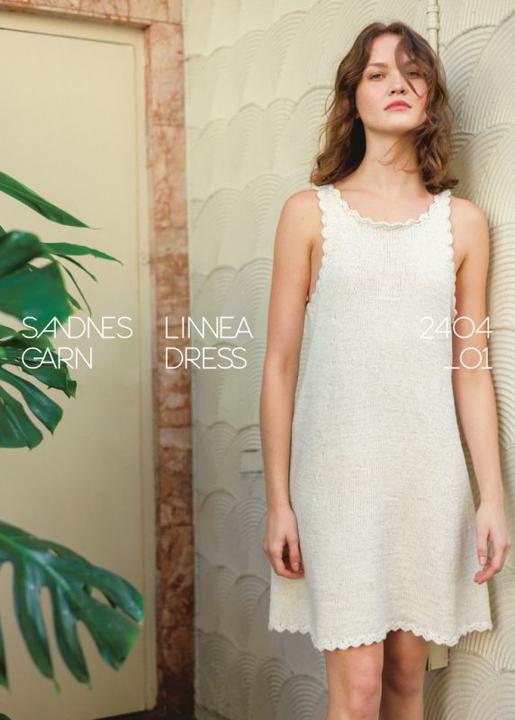 Sandnes Garn Anleitungsheft 2404 Sommerstrikk Einzelanleitung 2404 Nr. 1 - Linnea dress - Deutsch