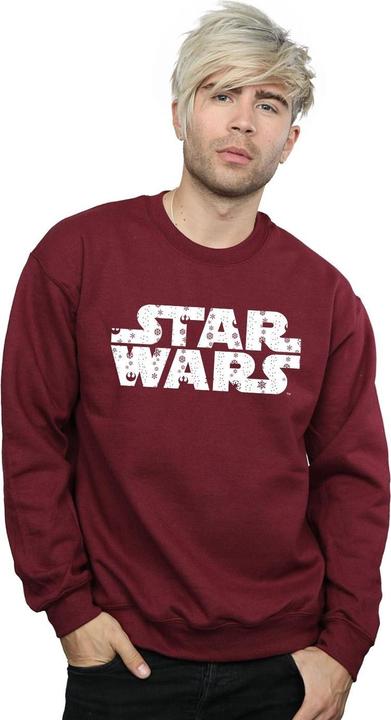 Actual product image Star Wars Mens Christmas Logo Sweatshirt (XL)