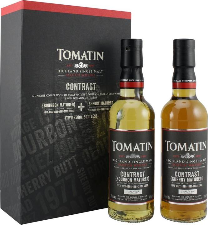 Produktbild Tomatin Contrast Limited Edition (Single Malt, Scotch Whisky, 2 x 35 cl)
