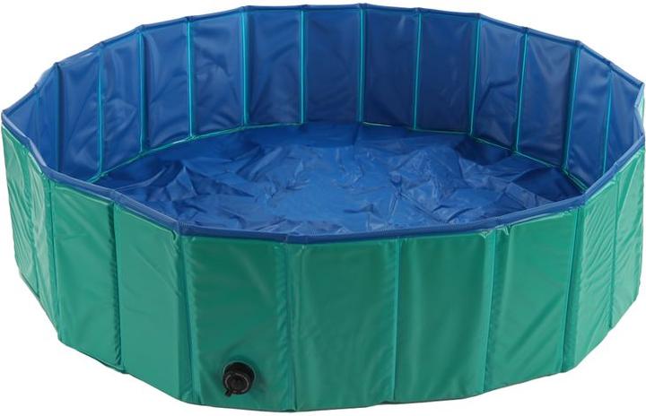 Actual product image Flamingo Doggy Splash Pool Green/Blue M - (540058500218) (Dog kennel)