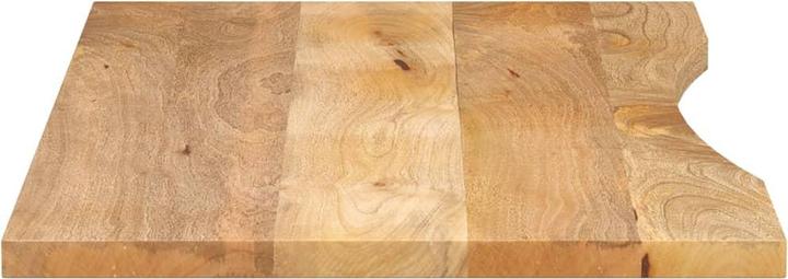 Produktbild VidaXL Schreibtischplatte Tischplatte Holzplatte mit Aussparung Massivholz Mango (110 x 50 x 2.5 cm)
