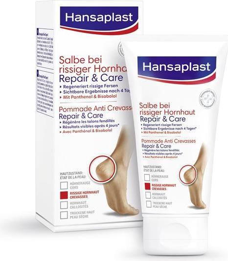 Produktbild Hansaplast Repair & Care (Fusscrème & Fussgel, 40 ml)